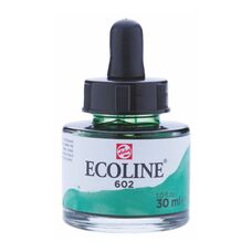 Фарба акварельна рідка Ecoline (602) зелена темна 30 мл Royal Talens, 11256021