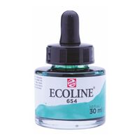 Фарба акварельна рідка Ecoline (654) зелена піхтова 30 мл Royal Talens, 11256541