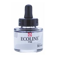 Фарба акварельна рідка Ecoline (738) сіро-золота світла 30 мл Royal Talens, 11257381