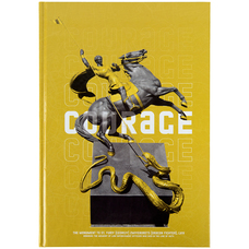 Книга записна А4 96 аркушів клітинка тверда обкладинка Courage Axent 8422-552-А, 64627