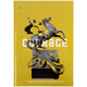 Книга записна А4 96 аркушів клітинка тверда обкладинка Courage Axent 8422-552-А, 64627