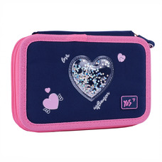 Пенал 2 відділення Bright Hearts HP-01 Yes, 533640