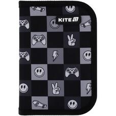 Пенал 1 відділення 1 відворот Kite Game On K25-621-4, 70041