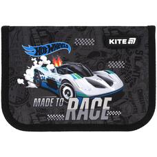 Пенал 1 відділення 1 відворот Kite Hot Wheels HW25-621, 70037