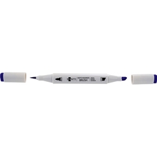 Скетч маркер двосторонній фіолетовий темний Santi SM-68, 390741