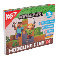 Пластилін 16 кольорів 320 грам Minecraft YES, 540674