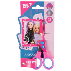 Ножиці 13 см з принтом на лезі Barbie YES, 480438