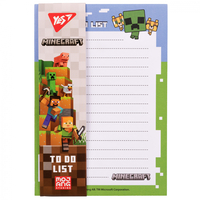 Папір для нотаток з магнітом блок 52 аркуша To Do Minecraft YES, 170338