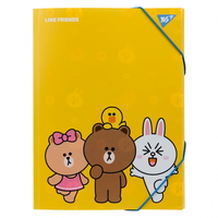 Папка A4 на гумці Line Friends YES, 492098