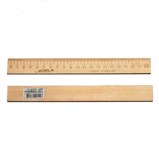 Лінійка 20 см деревяна Атлас AS-0652, 901547