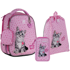 Рюкзак з наповненням пенал сумка для взуття Kite Studio Pets SETSP25-555S-1, 70512