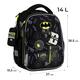 Рюкзак шкільний каркасний Kite Education DC Batman DC25-555S, 69813