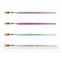 Пензель синтетика плоска № 4 для декору Hobby craft Rosa Talent, 523918
