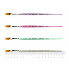 Пензель синтетика плоска № 4 для декору Hobby craft Rosa Talent, 523918