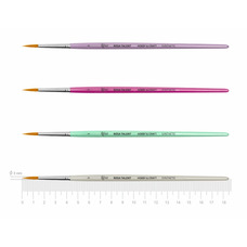 Пензель синтетика кругла № 3 для декору Hobby craft Rosa Talent, 523925