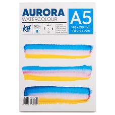 Альбом для акварелі А5 300 гм2 СР 12 аркушів Aurora, 376001500