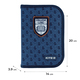 Пенал 1 відділення 2 відворота Kite College Line boy K24-622-2, 67012