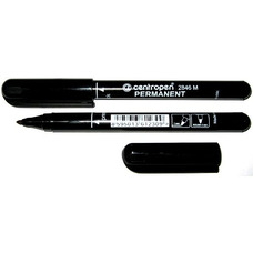 Маркер перманентний чорний 1 мм Centropen 2846/01, 01333