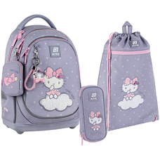 Рюкзак з наповненням пенал сумка для взуття Kite Hello Kitty SETHK25-724S, 70489
