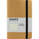 Книга записна А5 125х195 мм крапка 96 аркушів золотиста Partner Soft Axent 8312-35-A, 43159