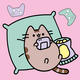 Картина за номерами 25х25 см Pusheen Відпочинок Santi, 955028