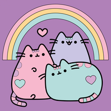 Картина за номерами 25х25 см Pusheen Пухнасті друзі Santi, 955022