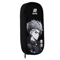 Пенал 1 відділення з додатковою вкладкою Kite Anime Boy K25-599-12, 70138