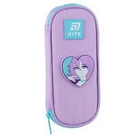 Пенал 1 відділення з додатковою вкладкою Kite Kawaii Love K25-599-20, 70864