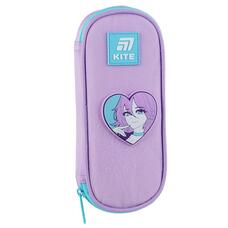 Пенал 1 відділення з додатковою вкладкою Kite Kawaii Love K25-599-20, 70864