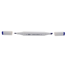 Скетч маркер двосторонній блакитний королівський Santi SM-03, 390495
