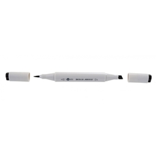 Скетч маркер двосторонній чорний Santi SM-04, 390497