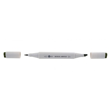 Скетч маркер двосторонній оливковий Santi SM-06, 390501
