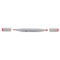 Скетч маркер двосторонній рожевий Santi SM-07, 390503
