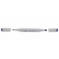 Скетч маркер двосторонній фіолетовий Santi SM-09, 390507