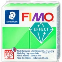 Полімерна глина Fimo Effect зелена неонова 57 грам Staedtler, 8010501