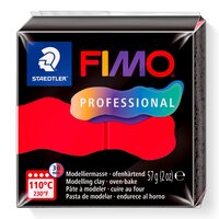 Полімерна глина Fimo Professional червона 57 грам Staedtler, 8040200