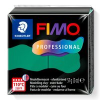Полімерна глина Fimo Professional зелена 57 грам Staedtler, 8040500