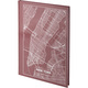 Книга записна А4 Axent Maps New York 96 аркушів клітинка тверда обкладинка 8422-543-A, 43050