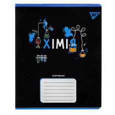 Зошит предметний ХІМІЯ Black 48 аркушів клітинка YES, 767465