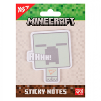 Блок паперу з клейким шаром фігурний Minecraft Creeper 70х84 мм 40 аркушів Yes, 170398