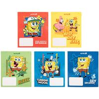Зошит шкільний 18 аркушів клітинка Kite SpongeBob SquarePants SB25-236, 71762