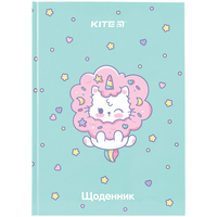 Щоденник шкільний тверда обкладинка Kite Rainbow Catcorn K24-262-6, 67473