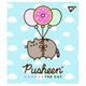 Зошит шкільний А5 18 аркушів лінія Pusheen YES, 766826