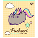 Зошит шкільний А5 18 аркушів лінія Pusheen YES, 766826