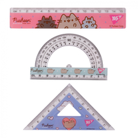 Набір лінійок 15 см 3 предмети YES Pusheen, 370688