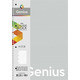 Коледж-блок А4 80 аркушів лінія пластикова обкладинка Genius Школярик, 223989