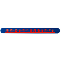 Лінійка-браслет Kite 30 см синя K20-019-1, 46074