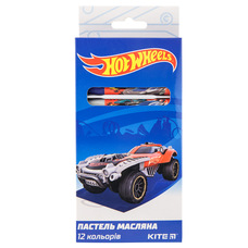 Пастелі олійні Kite Hot Wheels 12 кольорів HW19-071, 40260