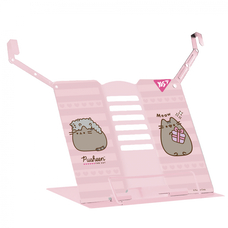 Підставка для книг металева з додатковими фіксаторами Pusheen YES, 470519
