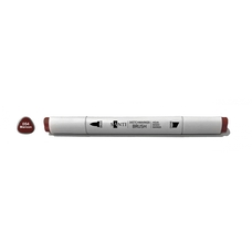 Скетч маркер двосторонній бордовий темний Santi SM-54, 390720